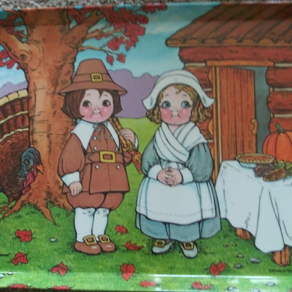 Dolly Dinkle & Billie Bumps Holiday Serving Tray Dolly Dinkle